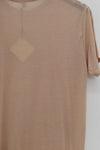 BASERANGE Classic Bamboo Fiber and Cotton Slim Fit T-shirt Series Collection Round Neck Bottoming Shirt France BAS-TOCT-BL-000-HAPTIC